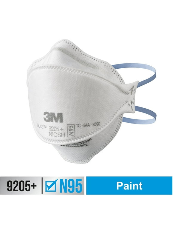 3M, MMM9205P20DC, Aura N95 Particulate Respirator 9205, 20 / Pack, White