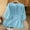 A1 Sky Blue, variant on Mexican Embroidered Tops for Women Lightweight Pullover Shirt Work Tees Boho Shirts Summer Spring Blouses Loose Tunics Top Bohemian Tops Mexican Shirts Summer Tshirts Fashion Clothes Peasant Tops
