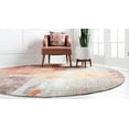 thumbnail image 4 of Jill Zarin Jill Zarin’s Downtown Round Abstract Modern Area Rugs, Multi-color, 4 of 6
