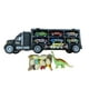 thumbnail image 4 of Inteprter 39 Uds dinosaurio camión juguete transportador de coche conjunto incluye figuras de dinosaurio huevo Mini coche de carreras señales de Almacenamiento y organización del hogar Inteprter HA038603-00, 4 of 6