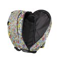 thumbnail image 6 of Colorful Leaf Pattern Stylish Large Backpack 15L Self-Standing Durable Twill for School, Office and Travel Use, 6 of 9