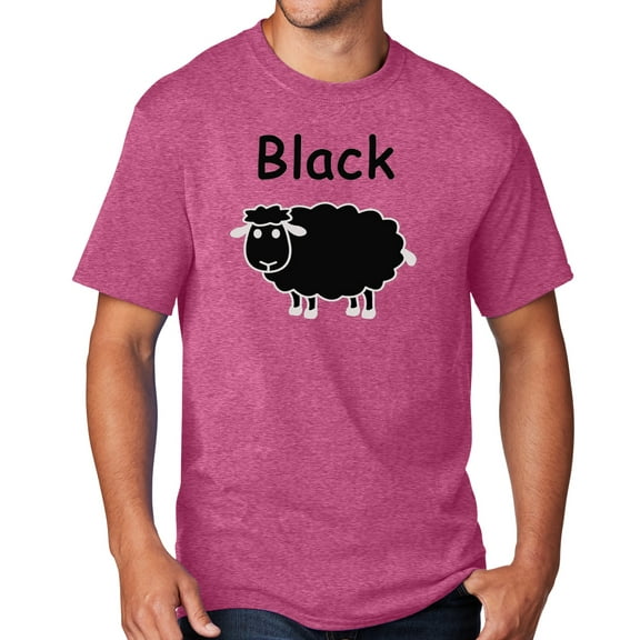 Men's Black Sheep of the Family T-shirt, Medium Heather Sangria
