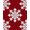 Red, Pattern 1, variant on ODIKA 4'x6' Machine Washable Non-Slip Area Rug, Nordic Crystal Yuletide Seasonal Decorative Floor Covering High Traffic Rug, Blue, 605818
