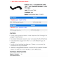 thumbnail image 2 of Radiator Hose - Compatible with 1990, 1992 - 1995 Chevy Corvette 5.7L V8 VIN J GAS 1993 1994, 2 of 2