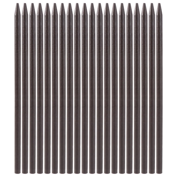 20 palillos de madera para el cabello, palillos chinos cónicos, horquillas rectas de madera, accesorios para peinar el cabello para mujer, café