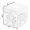 thumbnail image 4 of Facial Tissue Box Holder for Your Bathroom, Office, or Vanity with Decorative World Map Design, 4 of 7
