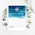 thumbnail image 2 of Koyal Wholesale Share a Memory Cards, Watercolor Nautical Cards for Wedding, Life Memories, 4" x 6", 52-Pk, 2 of 5