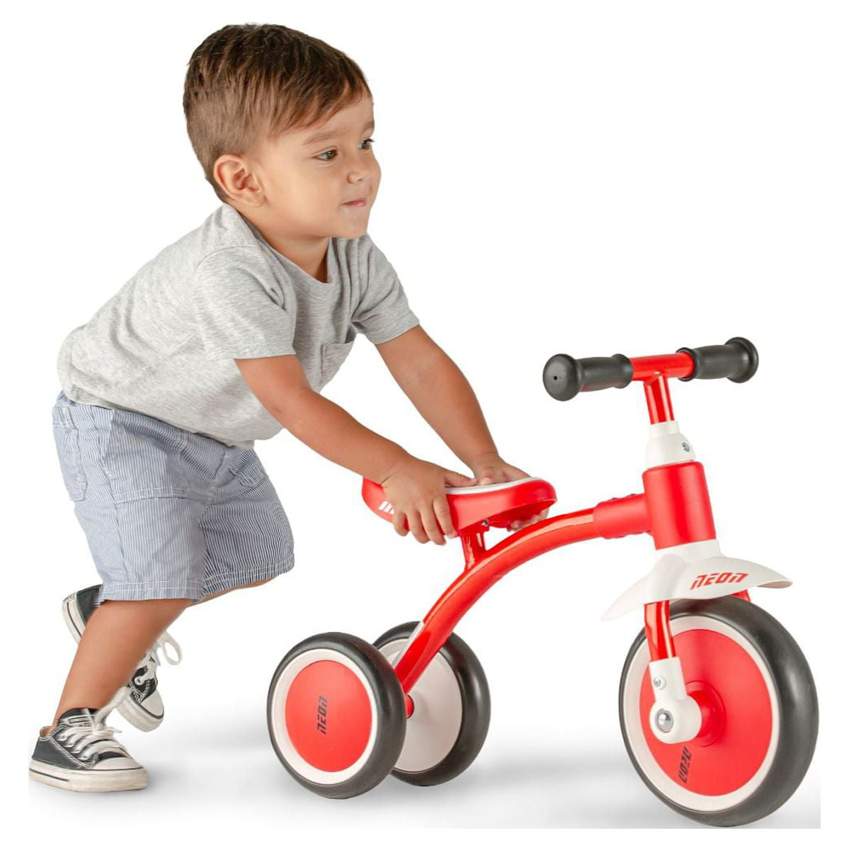 Neon Trike Mini Walker Tricycle for Kids 18 36 Months Red Walmart