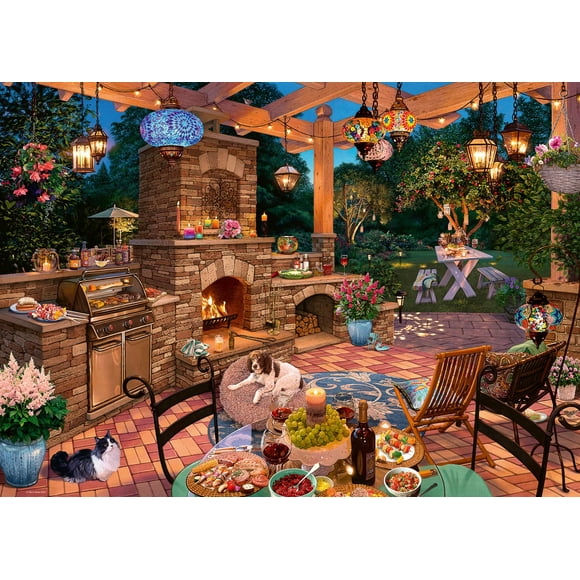 Rompecabezas Ravensburger The Garden Kitchen 1000 piezas