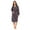 Charcoal, variant on Women 100% Luxury Terry Shawl Cotton Hooded Toweling Bathrobe Spa