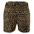 thumbnail image 2 of MICHAEL MICHAEL KORS Womens Brown Zippered Pocketed Animal Print Shorts Shorts Plus 22W, 2 of 4