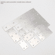 thumbnail image 4 of Código de ángulo de pieza recta de acero inoxidable Pieza recta de múltiples especificaciones Conector de muebles plano de pieza recta Código de ángulo de una palabra, 4 of 5