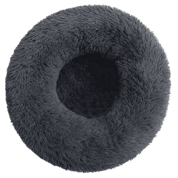Round Pet Bed for Large Dog Super Soft Cat Plush Dog House Winter Warm Sleeping, Other