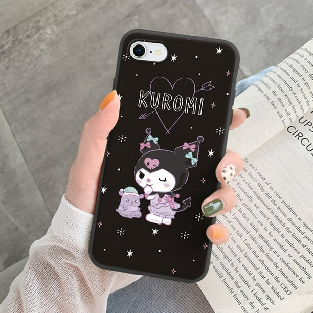 Funda de silicona suave para iphone, carcasa con diseño de Kuromi Melody, Sanrio, para iphone 7, 8 Plus, SE 2020, SE2020 Fivean unisex