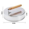 thumbnail image 3 of Stainless Steel Round 8 inch BBQ Basting Cover Cheese Melting Domes, 3 of 12