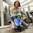 thumbnail image 5 of Korimefa 6V Electric Wiggle Car,Load 66 lbs,Wiggle Scooter with Rechargeable Battery & LED Flashing Wheels, Anti-Rollover & Flexible Steering, Outdoor Ride on Toys for Kids 3 Years and up (Blue), 5 of 18