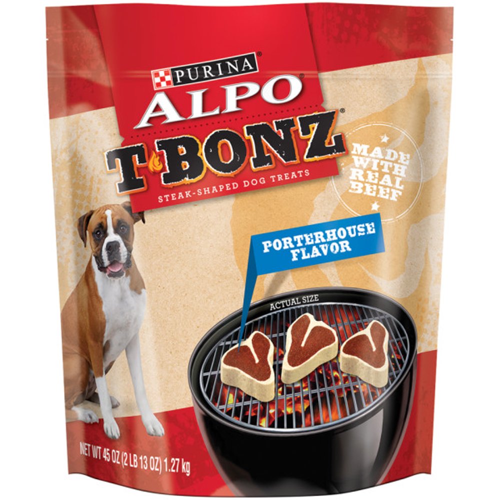 Purina ALPO Dog Treats, TBonz Porterhouse Flavor 45 oz. Pouch