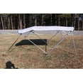 thumbnail image 4 of New Gray/grey Vortex Pontoon / Deck Boat 4 Bow Bimini Top 10' Long, 97-103" Wide, 54" High, Complete Kit, Frame, Canopy, and Hardware (FAST SHIPPING - 1 TO 4 BUSINESS DAY DELIVERY), 4 of 6