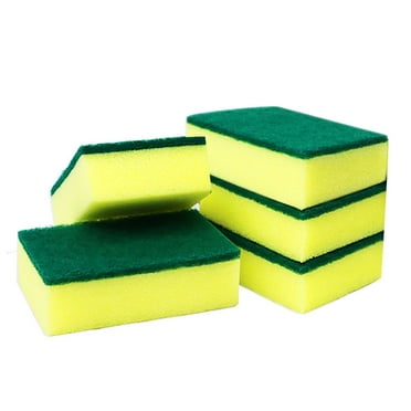 GFHFHITJ Heavy Duty Scrub Sponge-10 Count,Cleaning Sponge, Kitchen Dish Sponge, Effortless Cleaning Eco Scrub Pads for Dishes,Pots,Pans All At Once