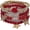 Butterfly-Red, variant on Rose Flower Charms Stackable Bracelets Multilayer Stretch Rhinestone Beaded Flower Wristlet Set Elegant Rose Bracelets Jewelry Party Gifts for Women