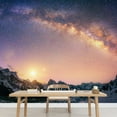 thumbnail image 3 of wall26 - Spectacular Night View in Mountains with The Milk Way - Removable Wall Mural | Self-Adhesive Large Wallpaper - 100x144 inches, 3 of 6