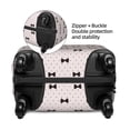 thumbnail image 2 of Pofeuu bow on polka dots Print Luggage Suitcase Cover Protector Luggage Washable Covers Aesthetic for 18/24/28/32 inch Luggage（No luggage included）-X-Large, 2 of 7