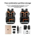 thumbnail image 7 of D132 professional camera backpack hard shell anti-collision waterproof decompression shoulder camera bag SLR camera bag, 7 of 7
