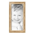thumbnail image 2 of ArtToFrames 7" x 15" Honey Picture Frame, 7x15 inch Brown MDF Poster Frame (WOM-4085), 4 Pack, 2 of 8