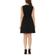 thumbnail image 3 of INSPIRE CHIC Ropa de Mujer para Trabajar Vestidos Midi A-Line Sin Mangas de Color Sólido M Negro, 3 of 6