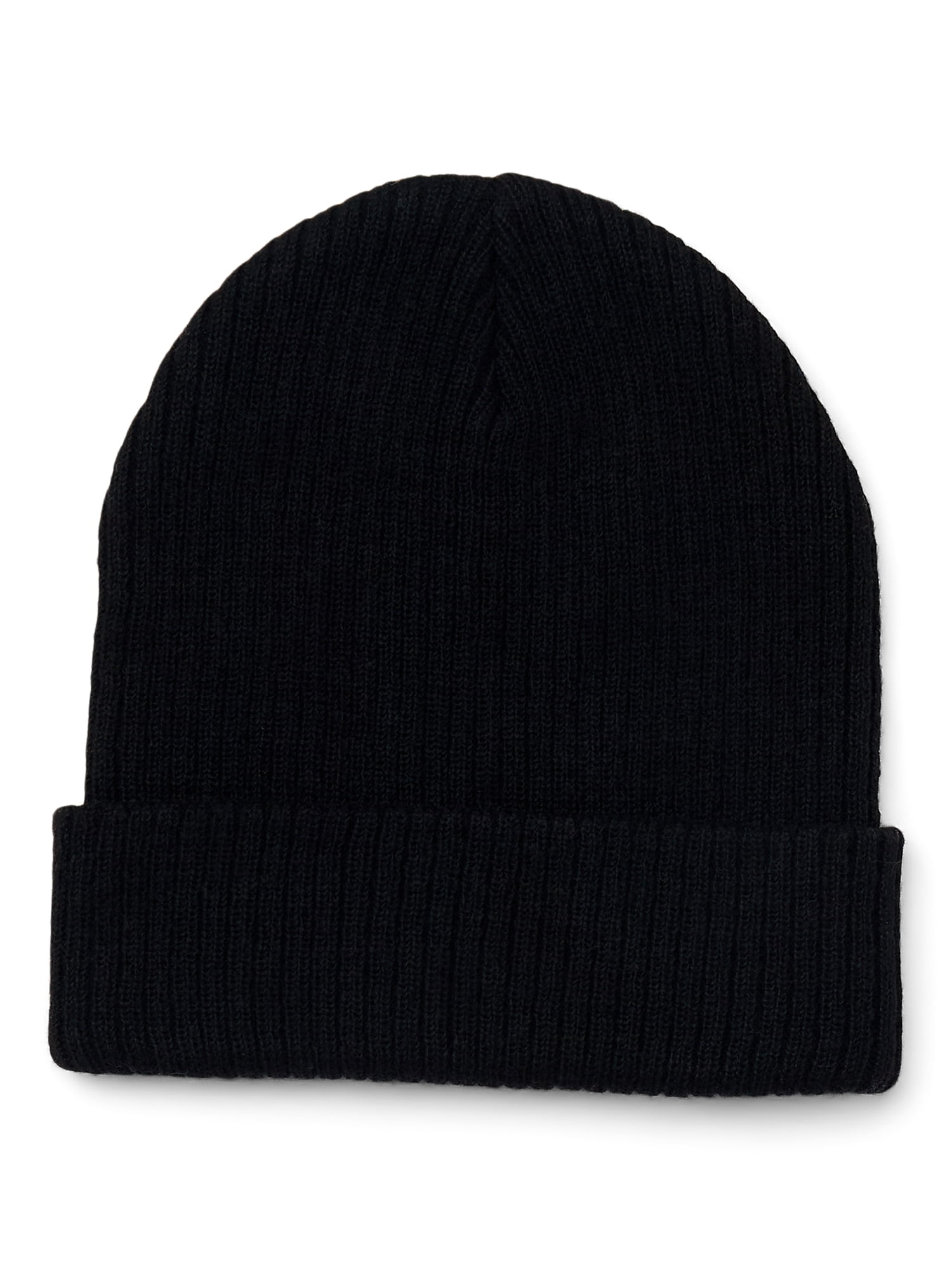 Wonder Nation Girls Ribbed Knit Beanie Hat, 3-Pack