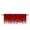 Red, variant on Christmas Tree Winter Kitchen Curtain Valance 54W x 18L Inch Xmas Holiday Snowflake Rod Pocket Short Cafe Small Window Treatment Drapes Decor
