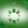 thumbnail image 6 of RAGUPEL St Patrick'S Day Press-On Nails-Glitter Stick-On Manicure for Holiday Celebrations,Short Shape,Easy Application,Glossy Finish,Travel-Friendly,24 Assorted Sizes, 6 of 9