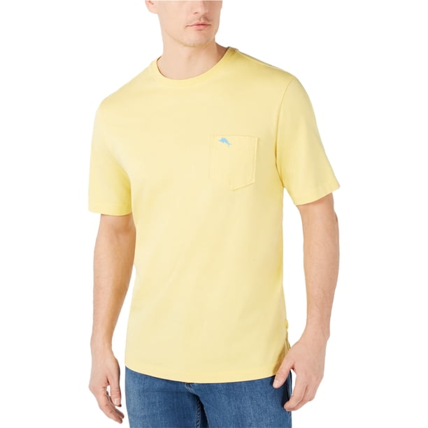 Tommy Bahama - Camiseta básica para hombre, color amarillo, XL