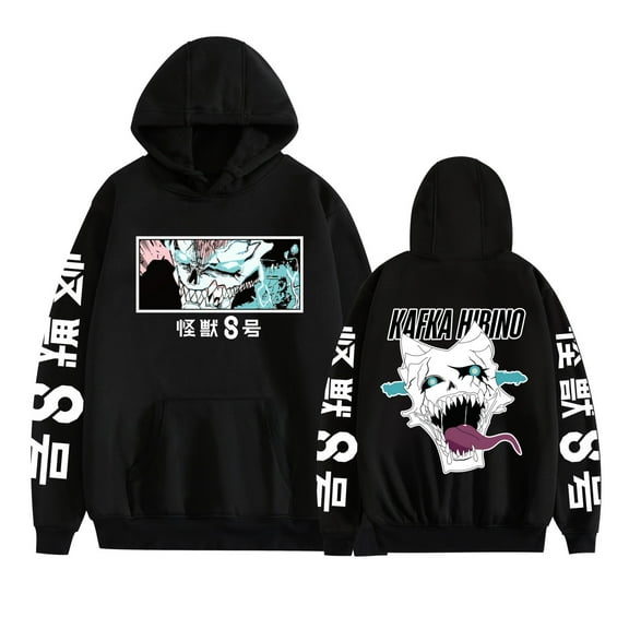 Duoxingbao Anime Kaiju No. 8 Hoodies Merch Men/Women Casual Tops Long Sleeve Streetwear Sweatshirts Clothes