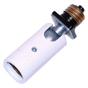 Medium Base Socket Extender - Satco 77606 Swivel Socket SF77-606 Base Extender
