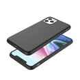 thumbnail image 4 of Takfox iPhone 11 Case, iPhone11 Protective Case, [Frosted] Shockproof Case Liquid Silicone Gel Rubber Case Slim Soft TPU Bumper Ultra Thin Matte Cell Phone Case Cover For iPhone11 6.1", Black, 4 of 6