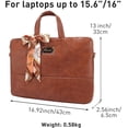 thumbnail image 5 of Kamlui Laptop Bag 15.6 Inch 16, 5 of 14