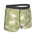 thumbnail image 4 of Uemuo Cute Rabbit And Flower Pattern Men's Boxer Briefs,Trunk Anti-Chafing,Comfortable, Durable, and Stylish Underwear-X-Large, 4 of 9