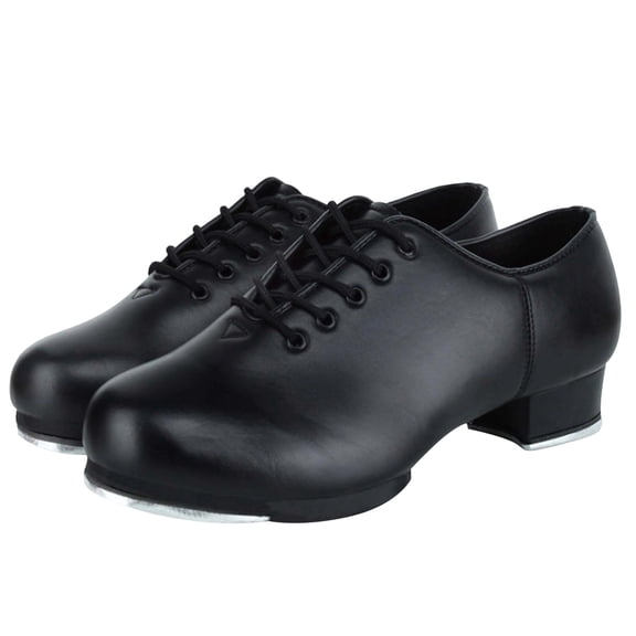 Daznico Soft Sole Tap Dance Shoes for Older Boys and Girls Lightweight Comfortable Design for Casual Sports Outdoor Performance,11.5-12 Years