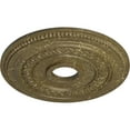 thumbnail image 3 of Ekena Millwork 18"OD x 3 3/8"ID x 7/8"P Oldham Ceiling Medallion (Fits Canopies up to 8 5/8"), Hand-Painted Mississippi Mud Crackle, 3 of 6