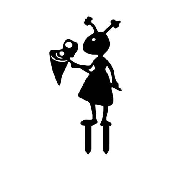 Hearth & Gear Metal Witch Garden Column Decorative Art Design Sculpture For Outdoor Fence Home Large Garden Flag Holder Mini Candy Cane Lights Outdoor Pin Banner Display Long Holiday Organizer Book