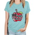 thumbnail image 2 of Blusas de Manga Corta para las Mujeres Divertido Impreso Cuello Redondo Tee, Vintage Humor Gráfico Blusas de Primavera para las Mujeres, 2 of 4