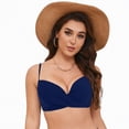thumbnail image 3 of UAYOTSE Women's Black Push Up Bikini Top Twist Front Underwire Bathing Suit,Sizes M, 3 of 9