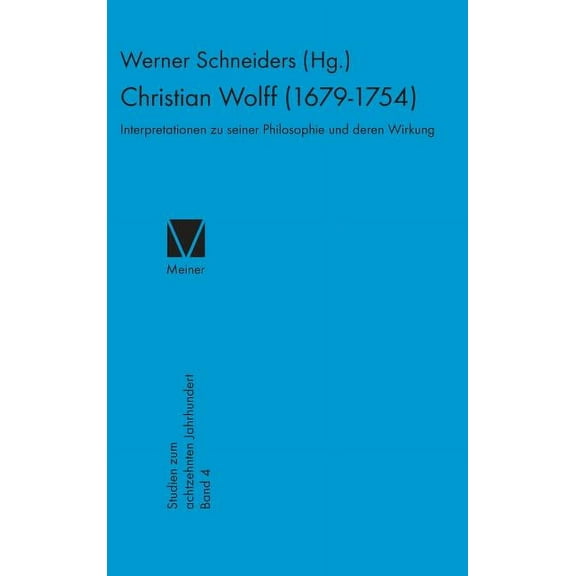 Christian Wolff 1679-1754 (Hardcover)