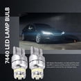 thumbnail image 4 of 2Pcs Car T20 7440 W21W LED Canbus Reverse Lights 7443 LED Bulb Tail Brake Signal Lights 6000K Super, 4 of 5
