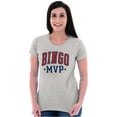 thumbnail image 4 of Funny Bingo Grandma Grandmother Gigi Womens Fitted Plus Size Graphic Tee Brisco Brands 2X, 4 of 5