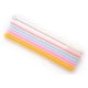 thumbnail image 1 of Pajita de silicona resistente al calor ZHCH 6 uds plegable suave reutilizable portátil para niños, 1 of 5