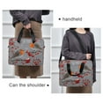 thumbnail image 6 of 16" Laptop Briefcase for Work Travel Laptop Shoulder Bag Carrying Handbag Laptop Case Red Berries and Robin Birds, 6 of 8