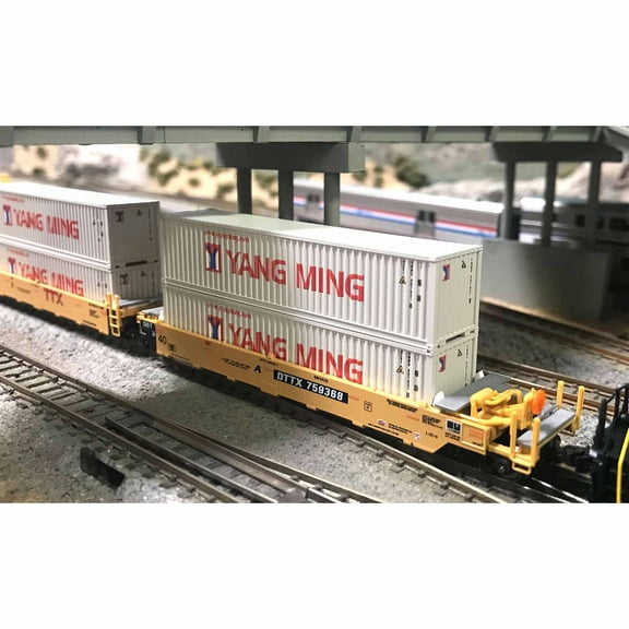 Kato USA Inc. MAXI-I TTX New Logo 5-Unit Set #759368 KAT1066213 N Rolling Stock