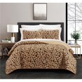 thumbnail image 1 of 9 Piece Toyger Quilt Set - Black, Gold & Tan - King Size, 1 of 1